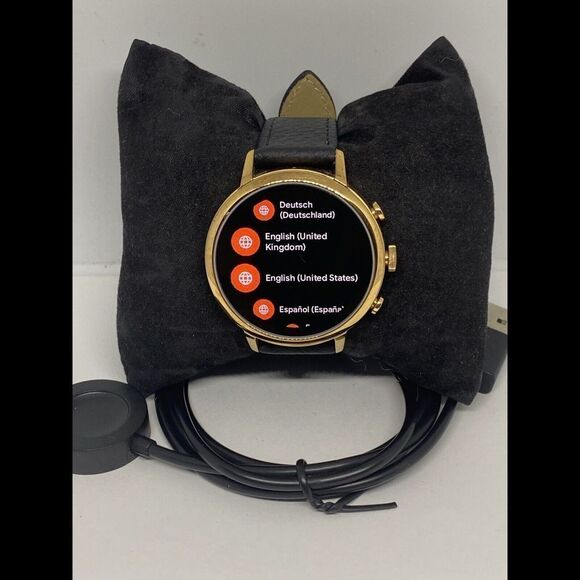 Fossil Gen 4 Authentic Digital Dial Smart Watch Custom Band FTW6031 AB361 - Picture 1 of 10